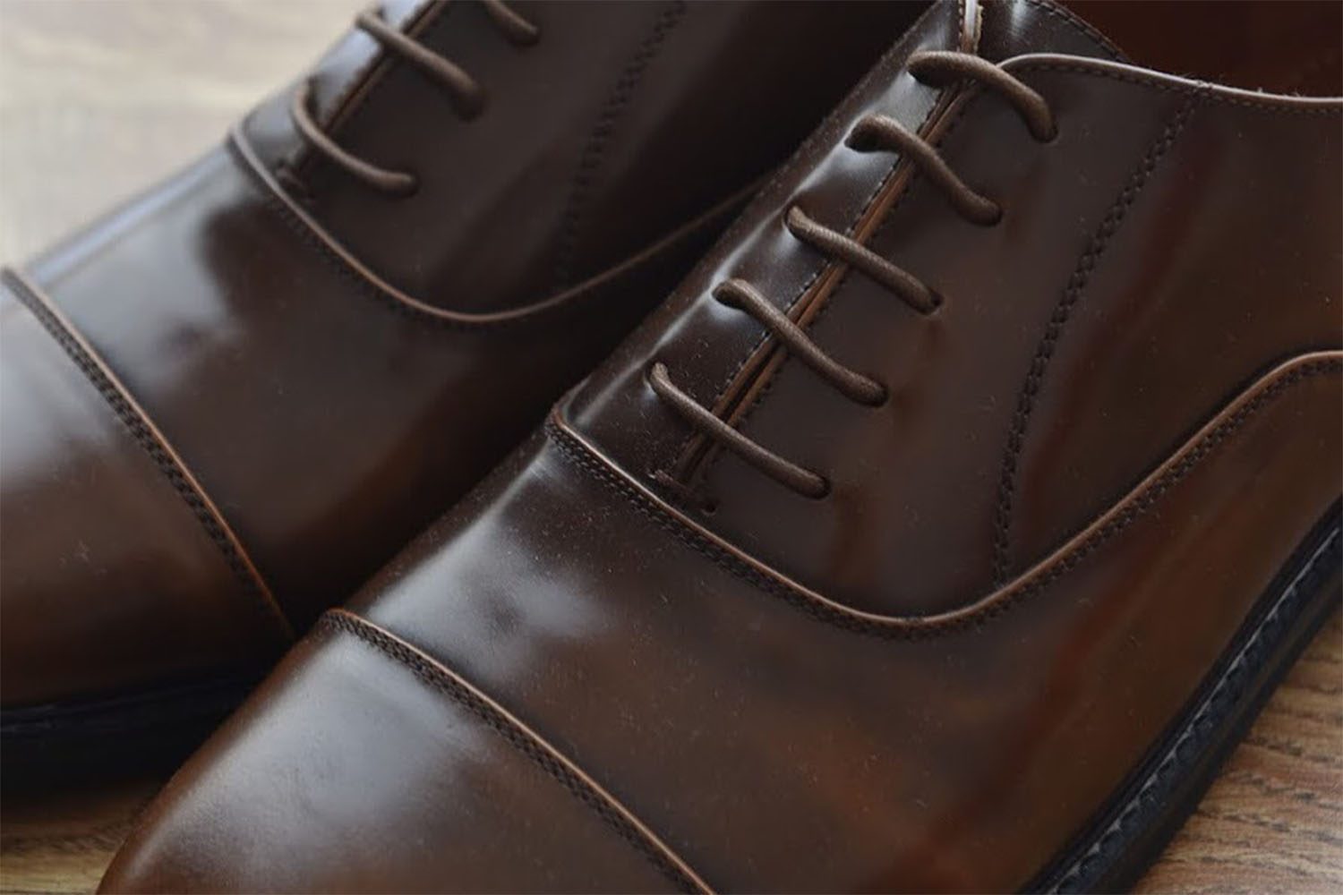 PRIERE FOOTWEAR BROWN OXFORD CAPTOE 4