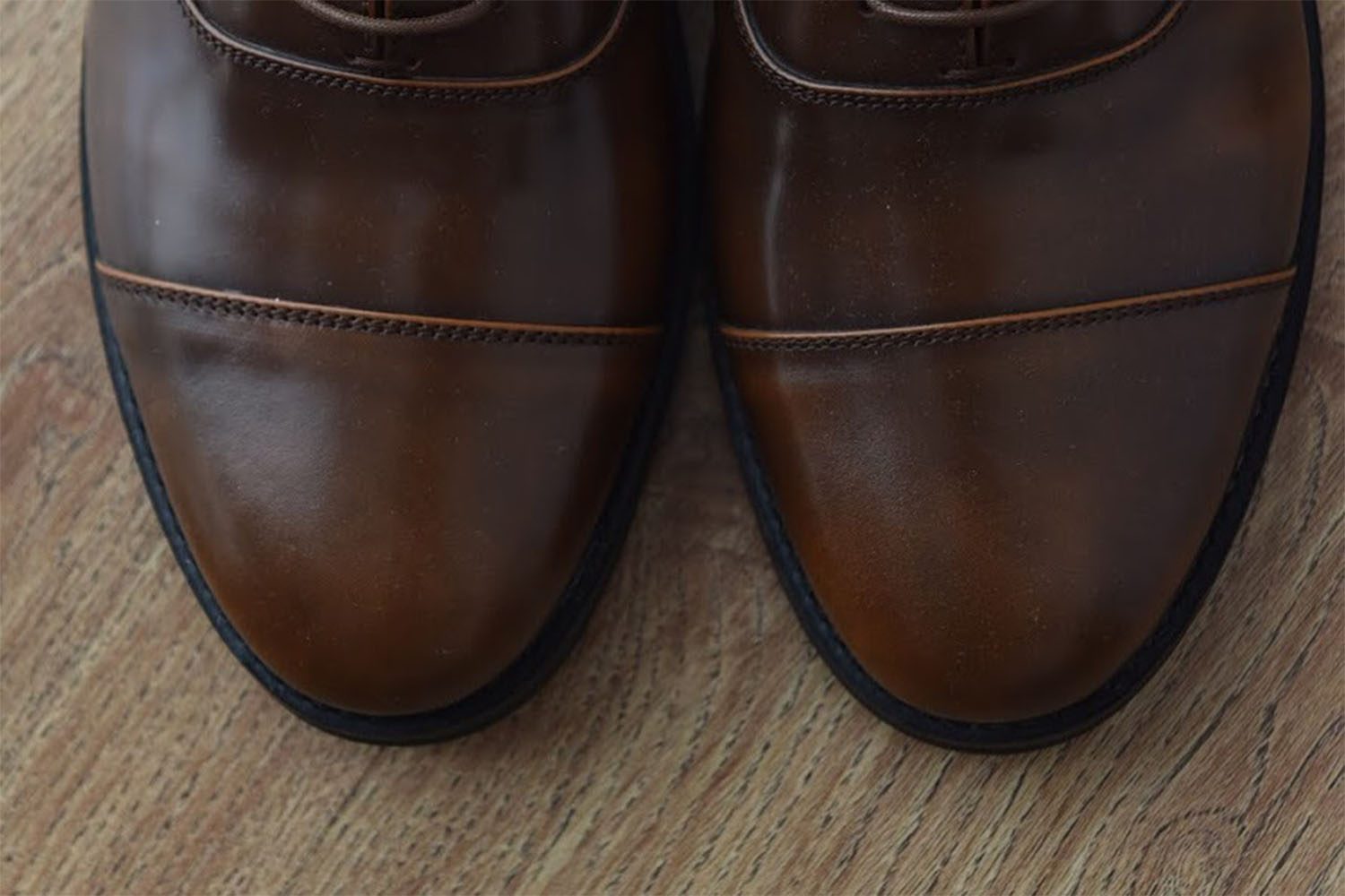 PRIERE FOOTWEAR BROWN OXFORD CAPTOE 6